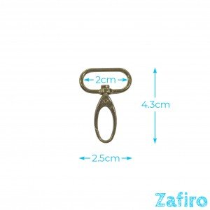 Mosquetón giratorio