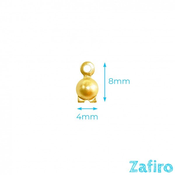 Tapanudos de acero inoxidable dorado