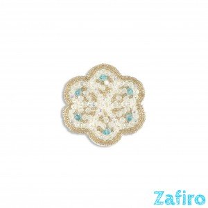 Aplique de flor
