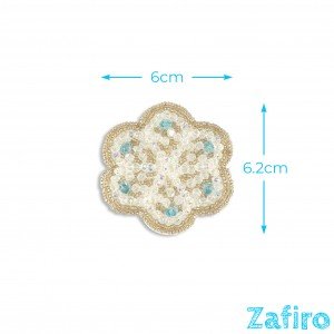 Aplique de flor
