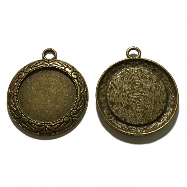 Base de camafeo redondo Ø 28mm