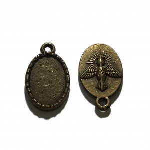 Base de camafeo ovalado 09 x 13mm