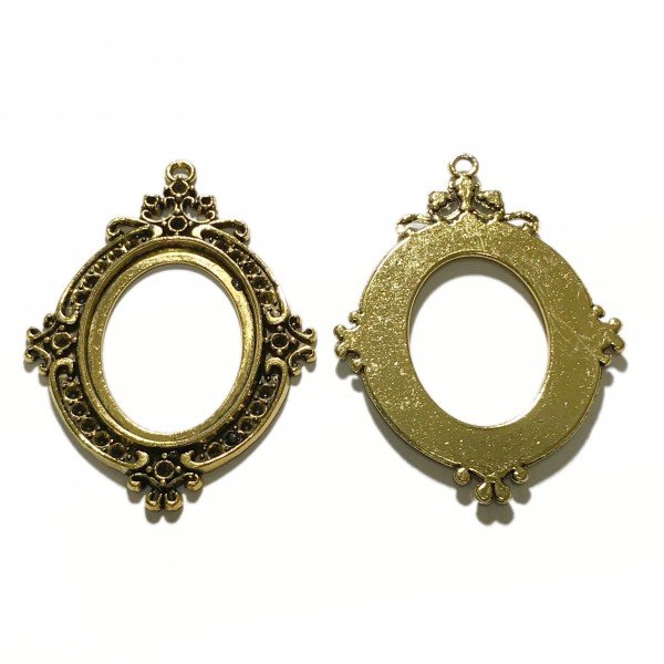 Base de camafeo ovalado 27 x 36mm