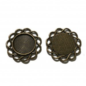 Base de camafeo redondo Ø 20mm