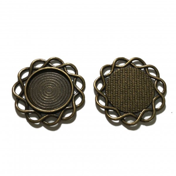 Base de camafeo redondo Ø 20mm