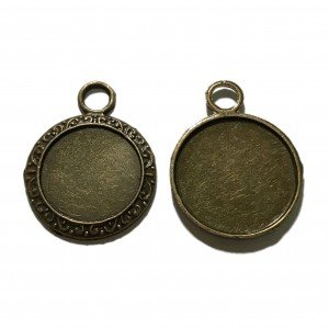 Base de camafeo redondo Ø 20mm