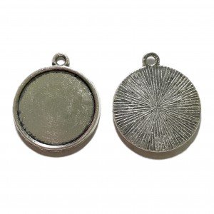 Base de camafeo redondo Ø 18mm