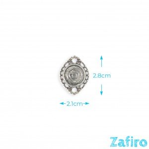 Base de camafeo redondo Ø 14mm