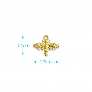 Colgante de abeja de zamak