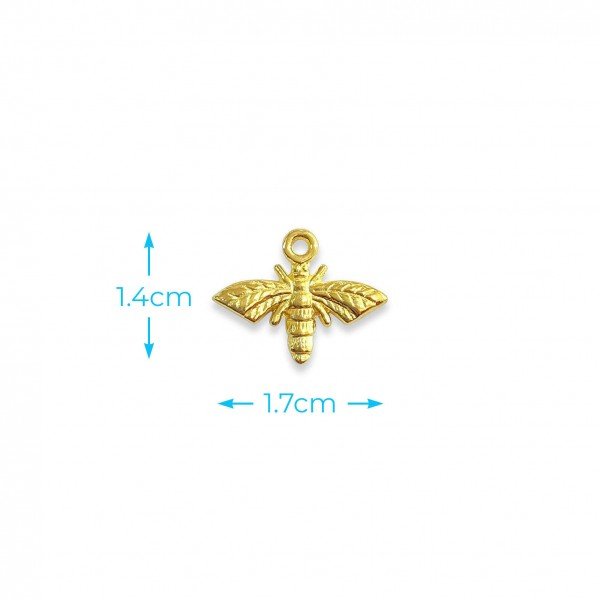 Colgante de abeja de zamak