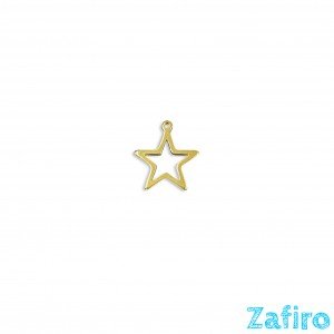 Colgante de estrella de acero inoxidable