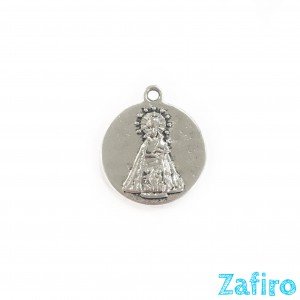 Colgante de virgen "Virgen de los Desamparados dame salud"