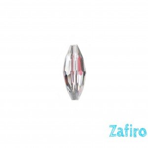 Cristal transparente facetado