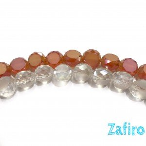 Cristal transparente facetado