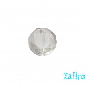 Cristal transparente facetado