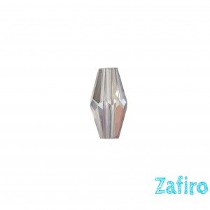 Cristal transparente facetado