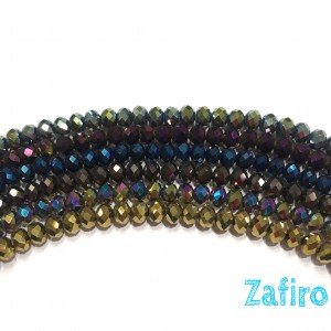 Cristal galvanizado facetado