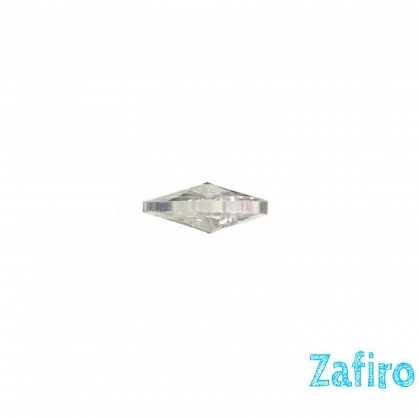 Cristal transparente redondo plano