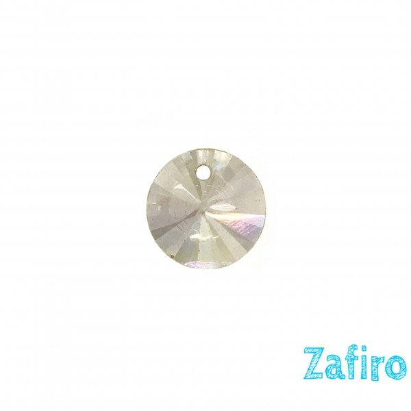 Cristal transparente redondo plano