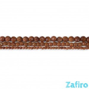 Arena marrón facetada