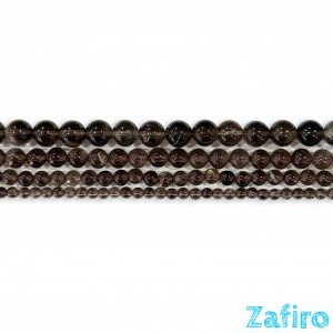 Cuarzo ahumado redondo