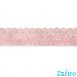 Cuarzo rosa redonda