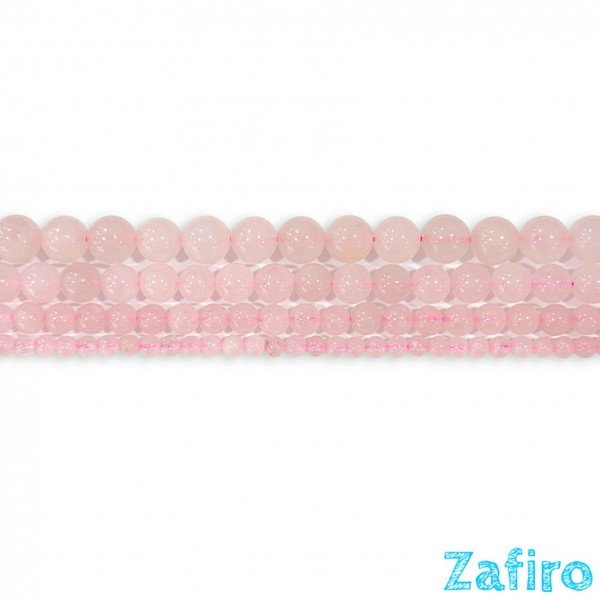 Cuarzo rosa redonda