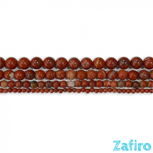 Jaspe rojo redondo