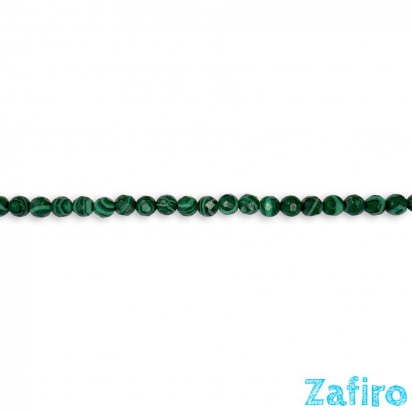Malaquita facetada 6mm