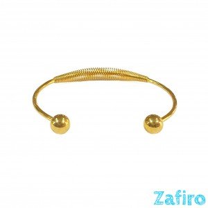 Pulsera de acero inoxidable dorado