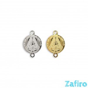 Entrepieza de virgen del rocío de acero inoxidable