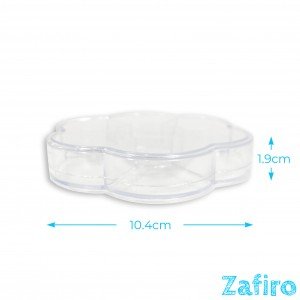 Caja de plástico transparente