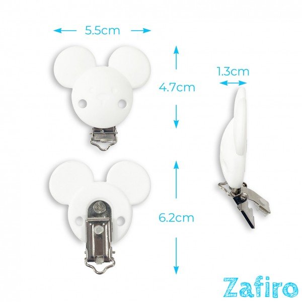 Pinza para chupete de silicona Mickey